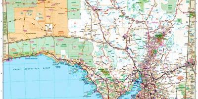 Peta dari Australia selatan