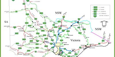 Peta dari Victoria Australia